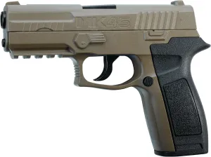 Crosman MK45 CO2-Powered Semi-Auto BB Air Pistol, Earth/Black
