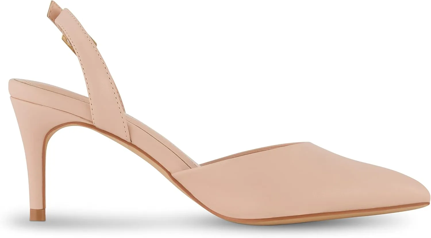 CUSHIONAIRE Women's Petula Sling Back Dress Pump  Memory Foam, Wide Widths Available