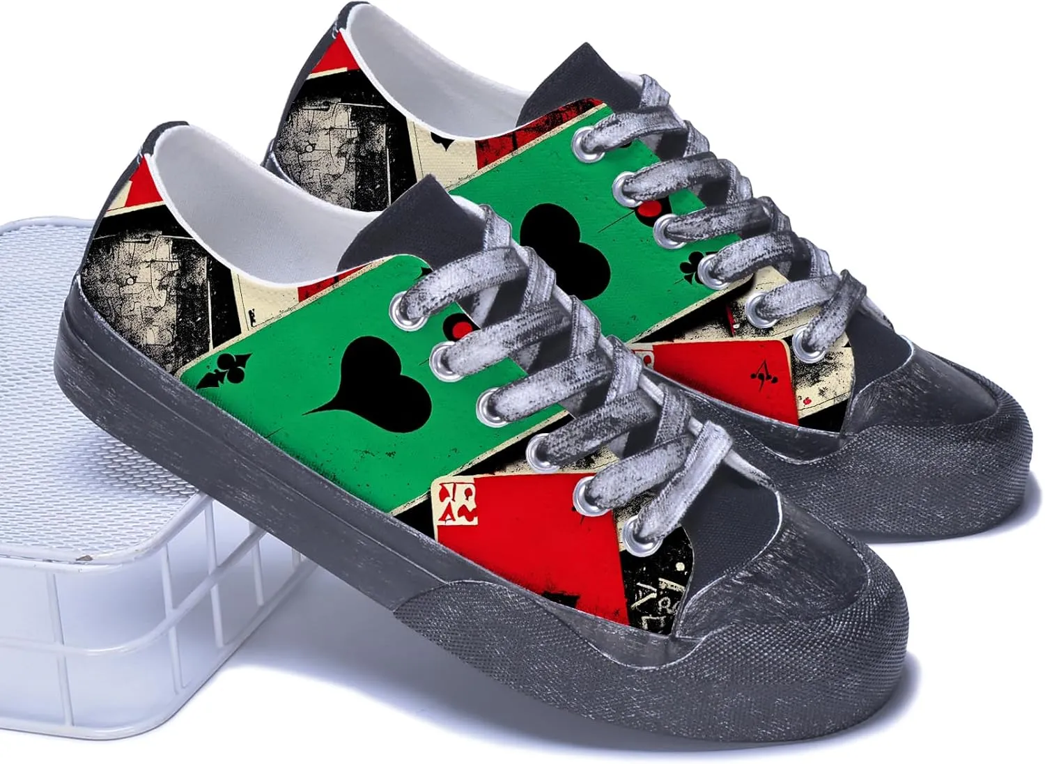 Custom Canvas Shoes Men Fashion Sneakers Personalized Design Patterns Printing Shoes with Photo Name Unisex White Sneakers Customized Cosplay Low Top Shoes