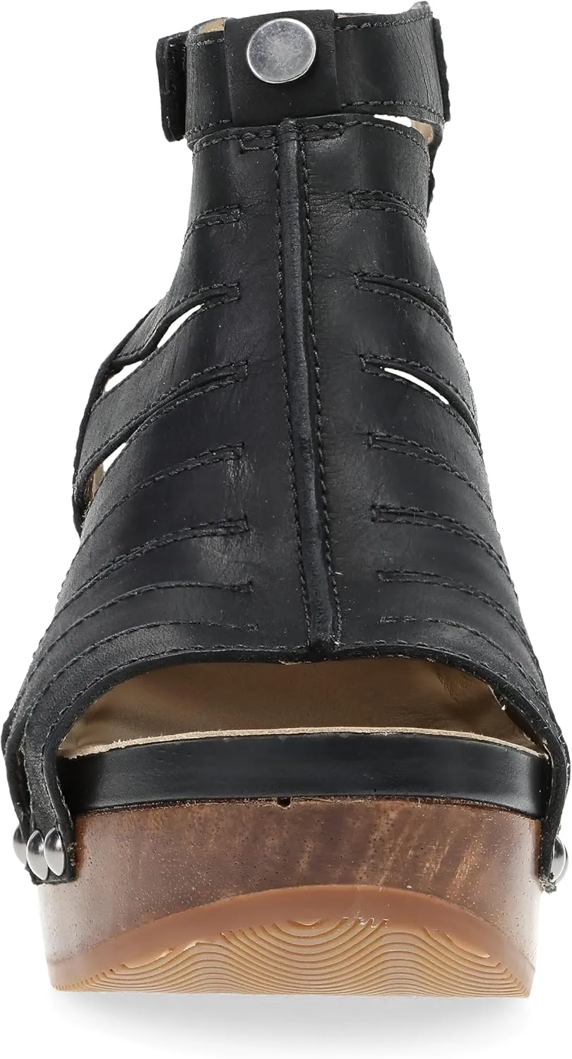 Dansko Adie Heeled Gladiator Sandal for Women - Hand-Crafted Wooden Outsoles - Memory Foam Footbeds and Rubber Padding for Unparalleled Comfort and Durability