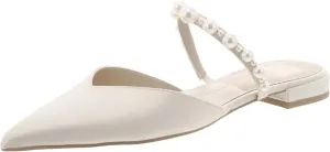 Dolce Vita Women's Kanika Pearl Low Heeled Sandal