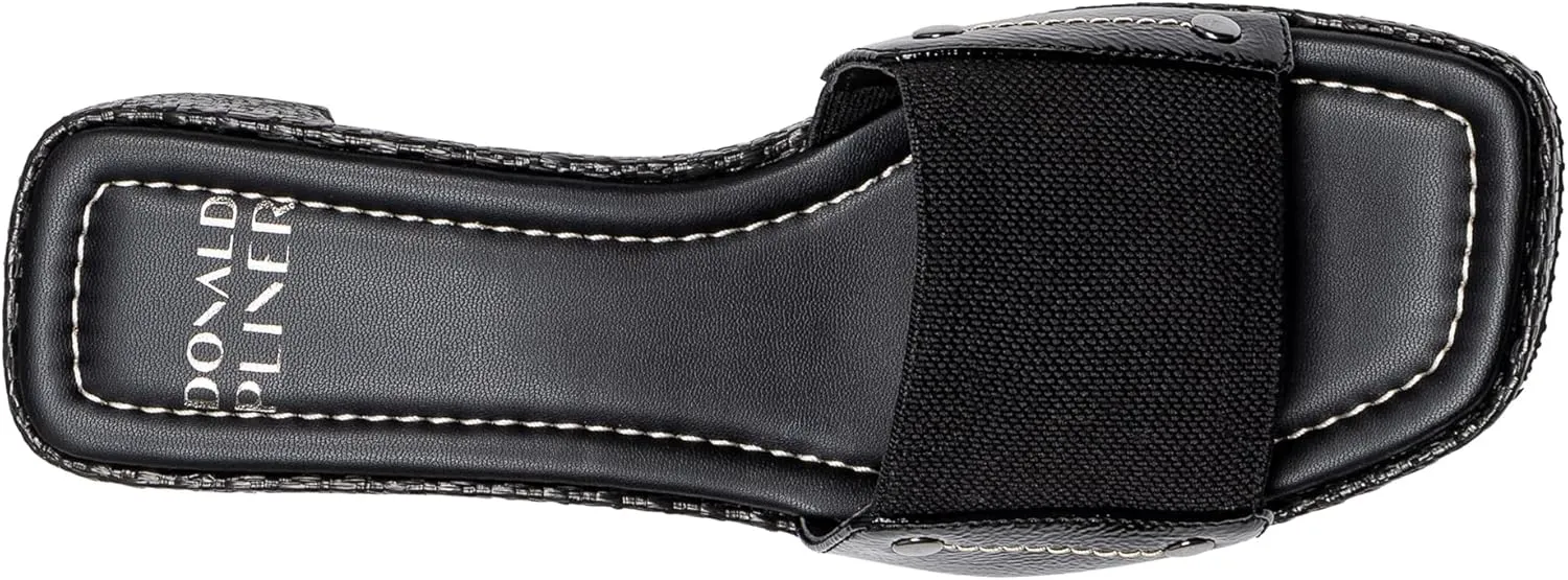Donald J Pliner Women's Rodeo Jute Elastic Slide Sandal