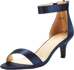 DREAM PAIRS Women's Fiona Fashion Stilettos Open Toe Pump Heeled Sandals