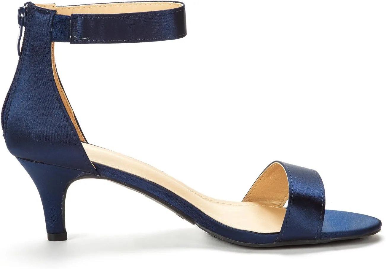 DREAM PAIRS Women's Fiona Fashion Stilettos Open Toe Pump Heeled Sandals