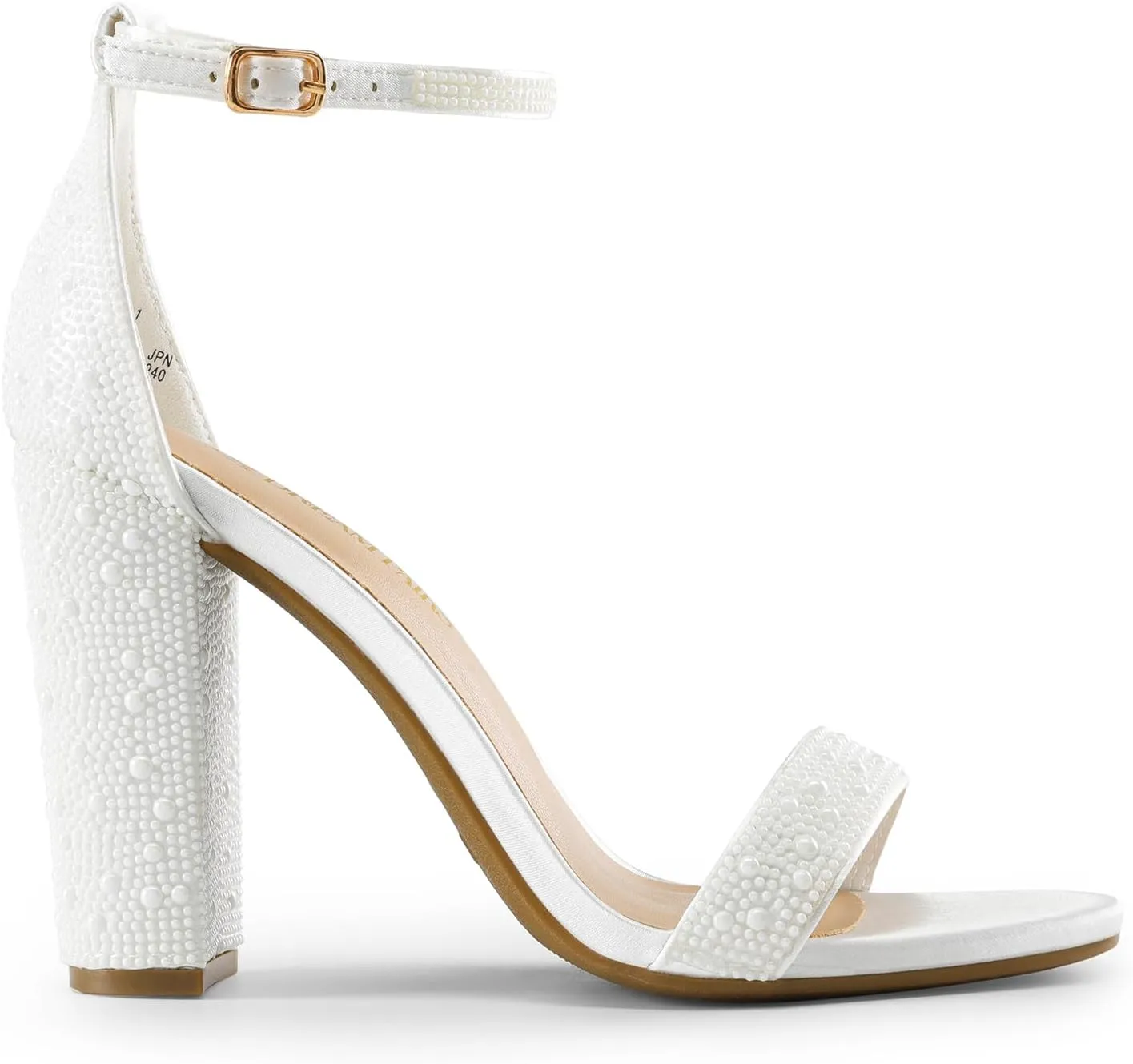 DREAM PAIRS Women's Hi-Chunk High Heel Pump Sandals