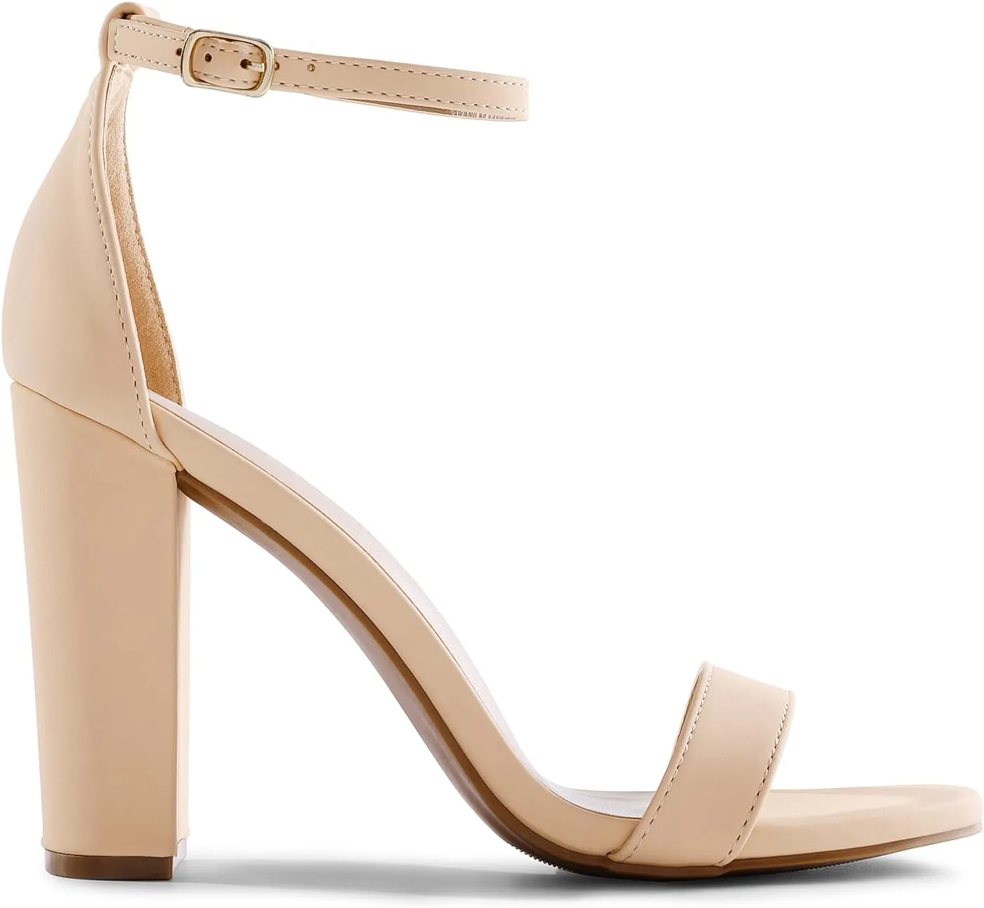DREAM PAIRS Women's Hi-Chunk High Heel Pump Sandals