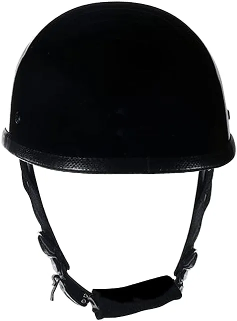Eagle Shiny Novelty Skull Cap, Basic Flat Eagle Novelty Cap (Gloss Black)