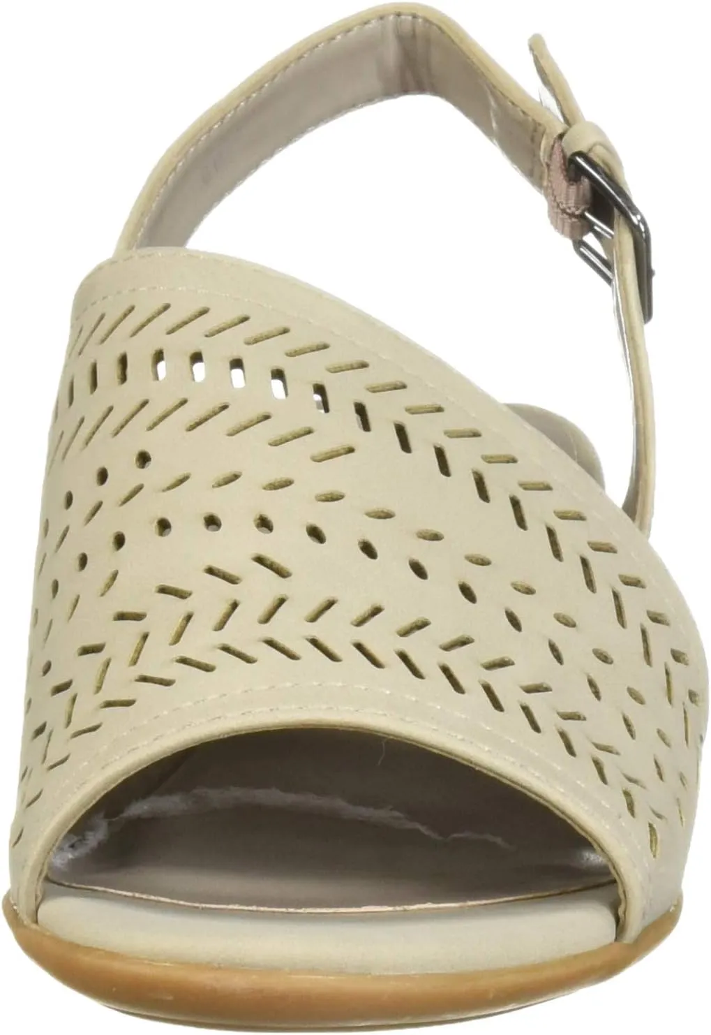 Easy Street Women's Goldie Dress Casual Sandal with Cutouts Heeled