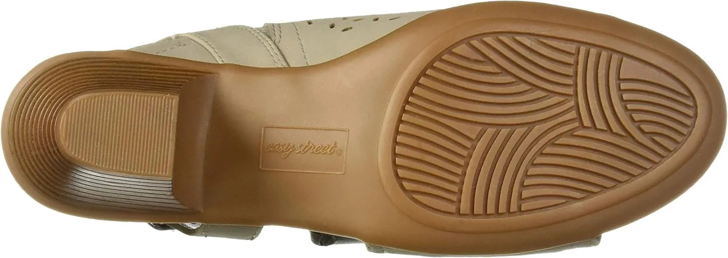 Easy Street Women's Goldie Dress Casual Sandal with Cutouts Heeled
