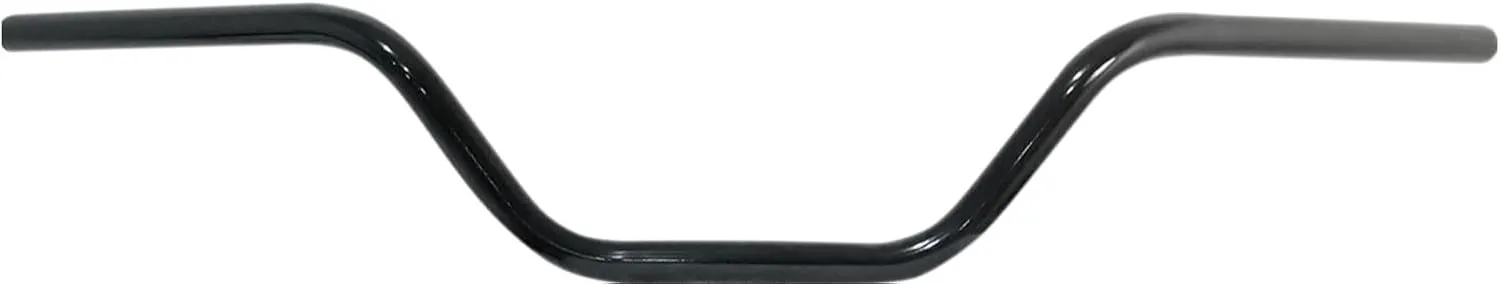 Emgo 23-12592 Black Finish Steel Handlebar