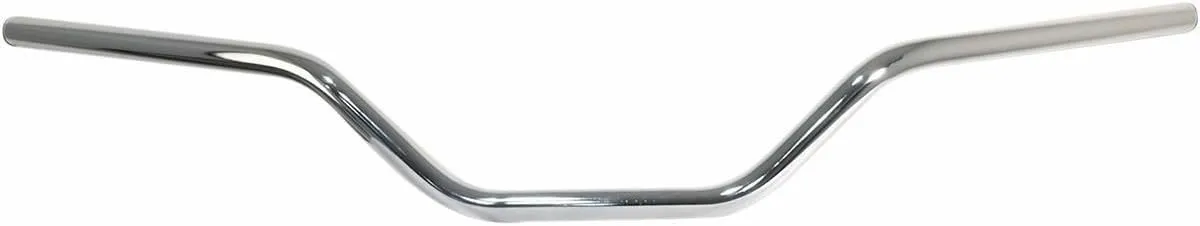 Emgo Flat Track Low 7/8in. Handlebar - Chrome, Handle Bar Size: 7/8in., Color: Chrome