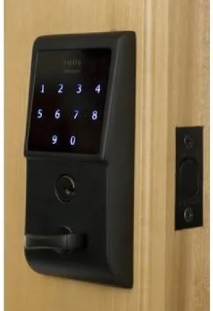 Emtek E3020 EMTouch Electronic Keypad Deadbolt from the Brass Modern Collection, Flat Black