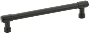 Emtek Jasper Pull Available in 7 Sizes in 6 Finishes - 86689US19 - (Center to Center 6", Flat Black - US19)