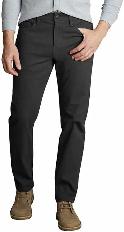 English Laundry Men Flat Front Chino Pants (Black, 40x34)