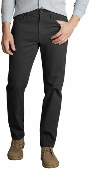 English Laundry Men Flat Front Chino Pants (Black, 40x34)