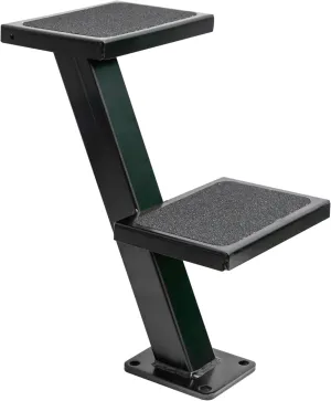 Extreme Max 3006.6827 Galvanized Trailer Tongue Step - Double, Black