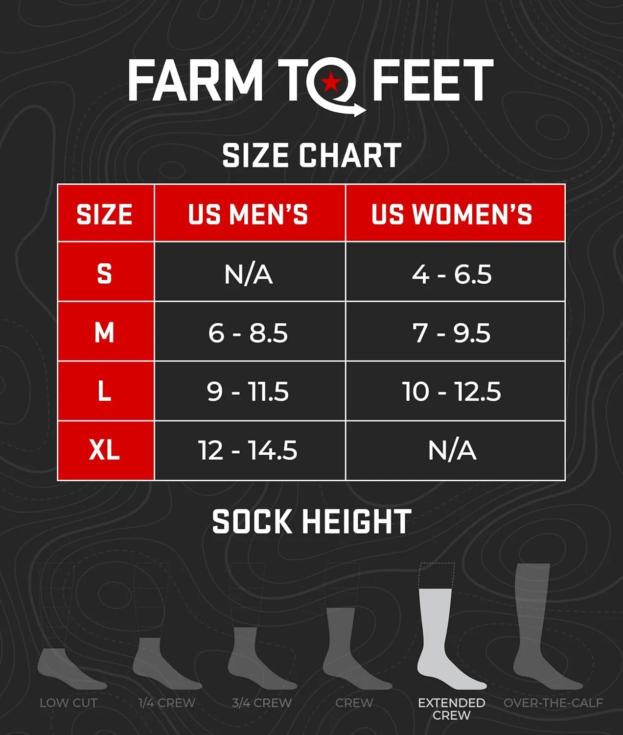 Farm to Feet Men's Cokeville Midweight Crew Sock