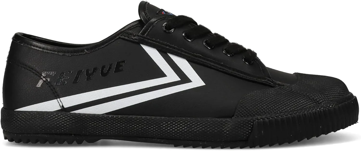FEIYUE Fe Lo 1920 Vegan Leather or Recycled Canvas Training Shoes, Unisex Low Top Great Sneakers for Martial Arts, Parkour, Lifting, and Great for Every Day Casual Wear