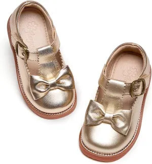 Flaryzone Toddler Little Girl Mary Jane School Uniform Oxfords Flat Dress Shoes
