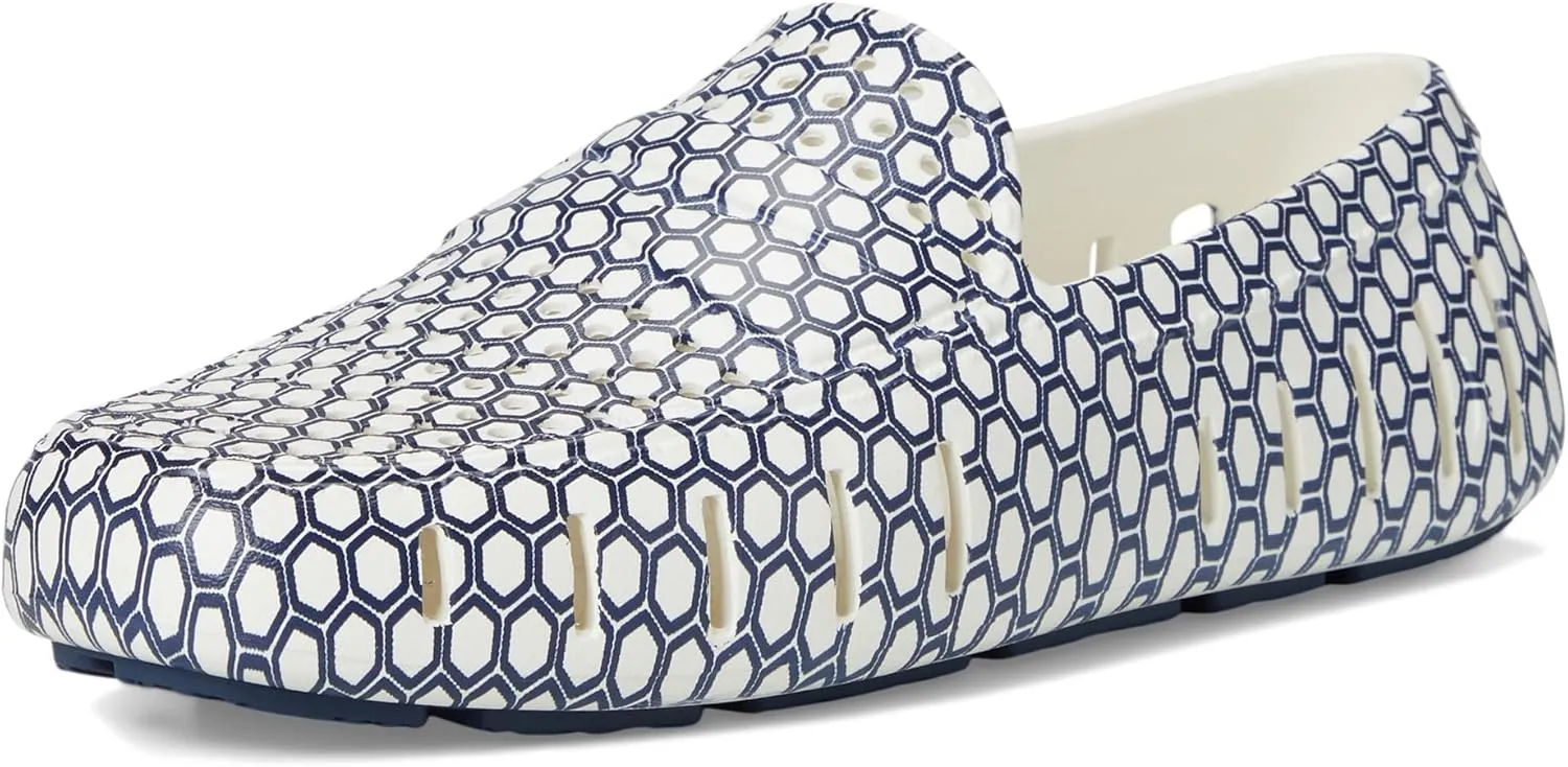 Floafers Men's Country Club Driver Print Boat Shoe