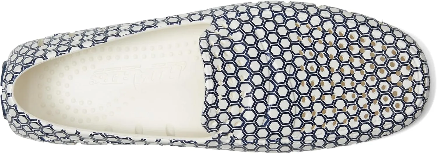 Floafers Men's Country Club Driver Print Boat Shoe