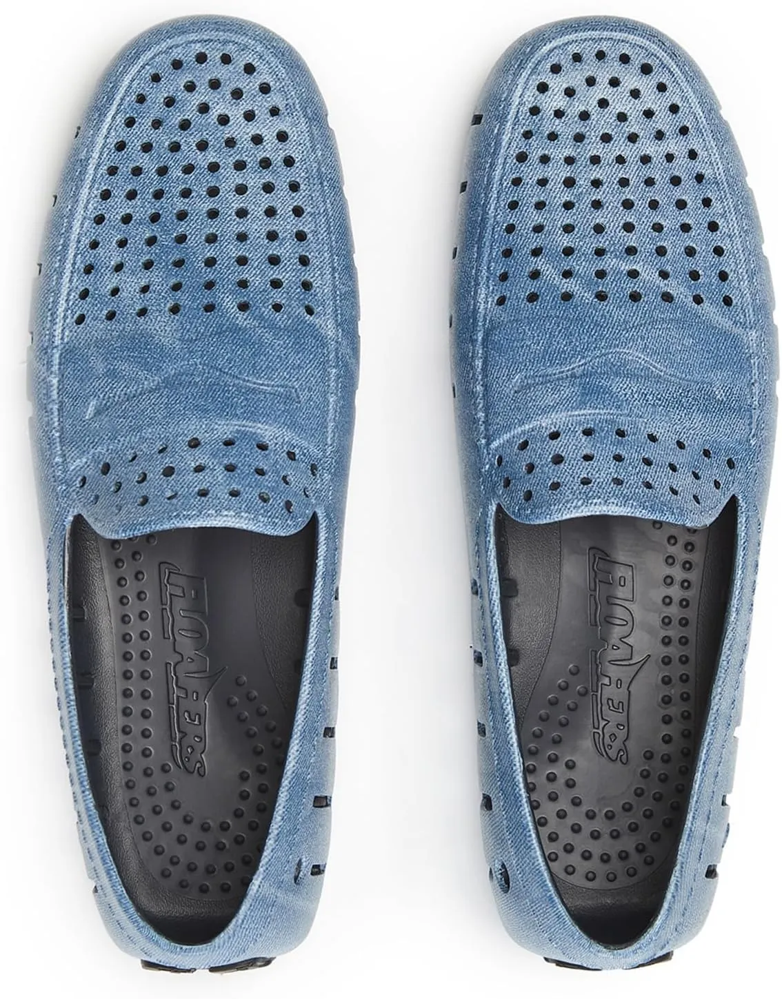Floafers Men's Country Club Driver Print Boat Shoe