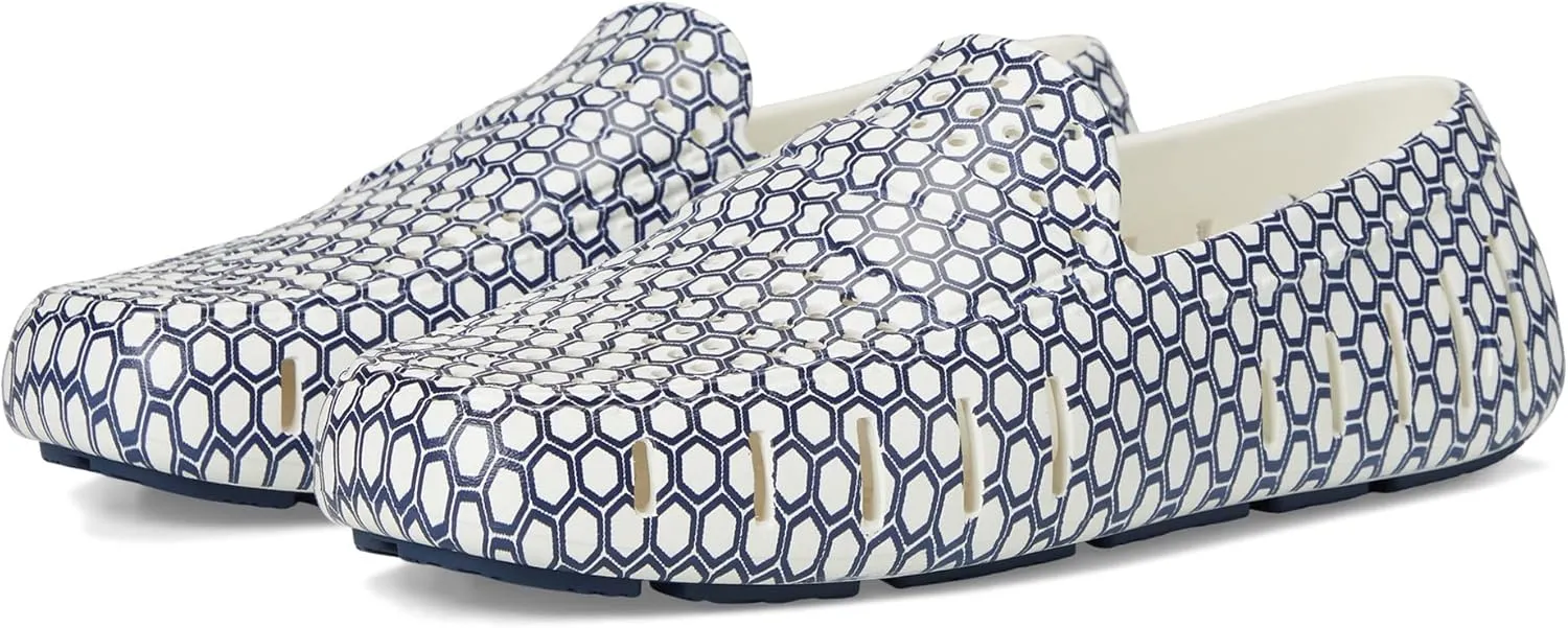 Floafers Men's Country Club Driver Print Boat Shoe