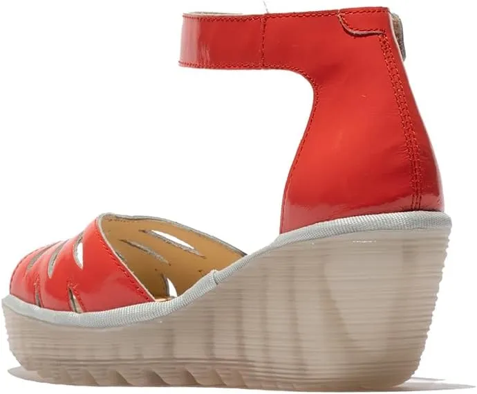 FLY London Women's Yelu454fly Wedge Sandal