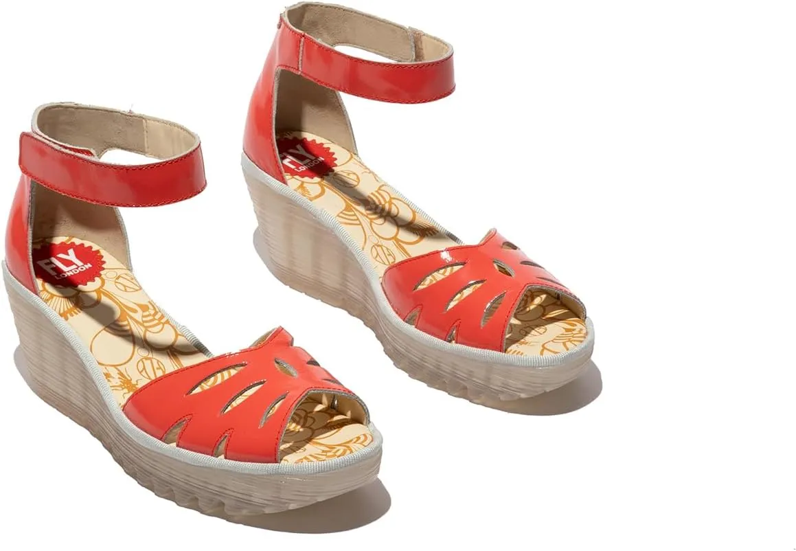 FLY London Women's Yelu454fly Wedge Sandal