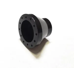 ForeverSharp 08-14 Polaris Ranger RZR 6 Hole Black Aluminum Steering Wheel Adapter (for Nardi Wheels)