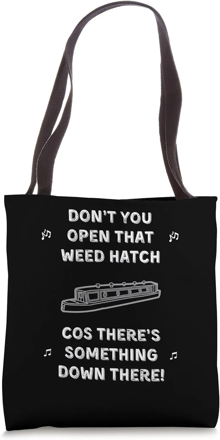 Funny Narrowboat Jokes Canal Barge Boating Narrow Boat Tote Bag