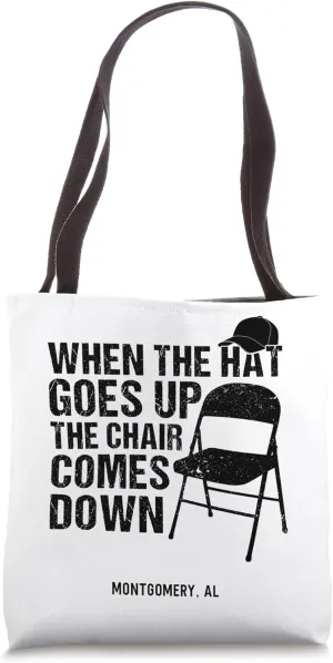 Funny Riverboat Brawl Montgomery chair fight Alabama boat Tote Bag