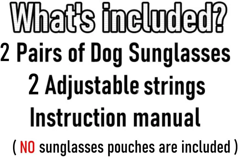 G006 Dog Pet 80s Costume Sunglasses Prop Photoshoot Medium Breeds 20-40 lbs (2-Pack Black  Black-Clear Lens)