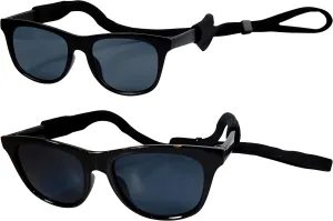G006 Dog Pet 80s Costume Sunglasses Prop Photoshoot Medium Breeds 20-40 lbs (2-Pack Black  Matte Black)