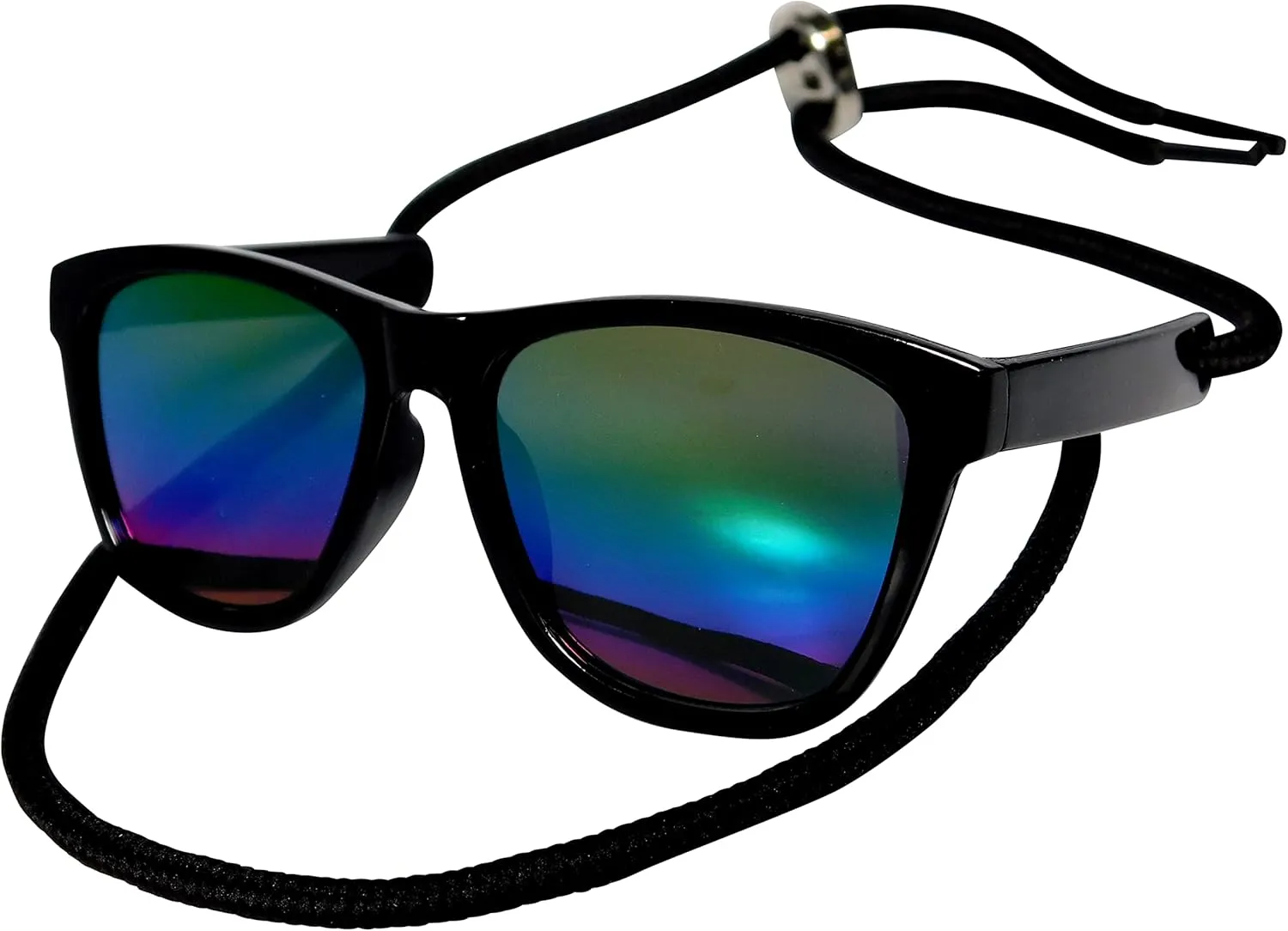 G014 Dog Cat Pet 80s Sunglasses Goggles for Small Breeds up to 15lbs (2-Pack Black  Black-Rainbow Mirror)