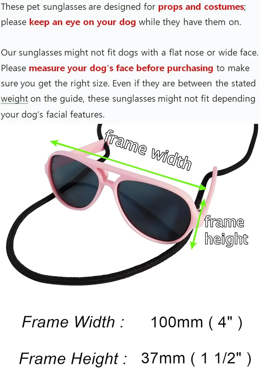 G029 Dog Cat Pet Aviator Pilot Sunglasses Glasses for Small Breeds up to 15lbs (2-Pack Black   Tortoise Brown)