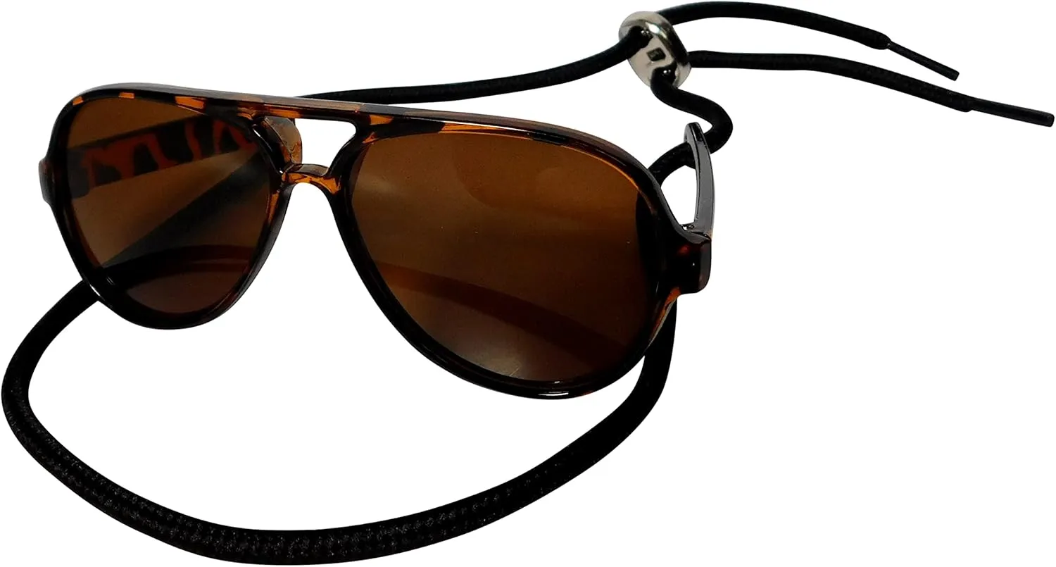 G029 Dog Cat Pet Aviator Pilot Sunglasses Glasses for Small Breeds up to 15lbs (2-Pack Black   Tortoise Brown)