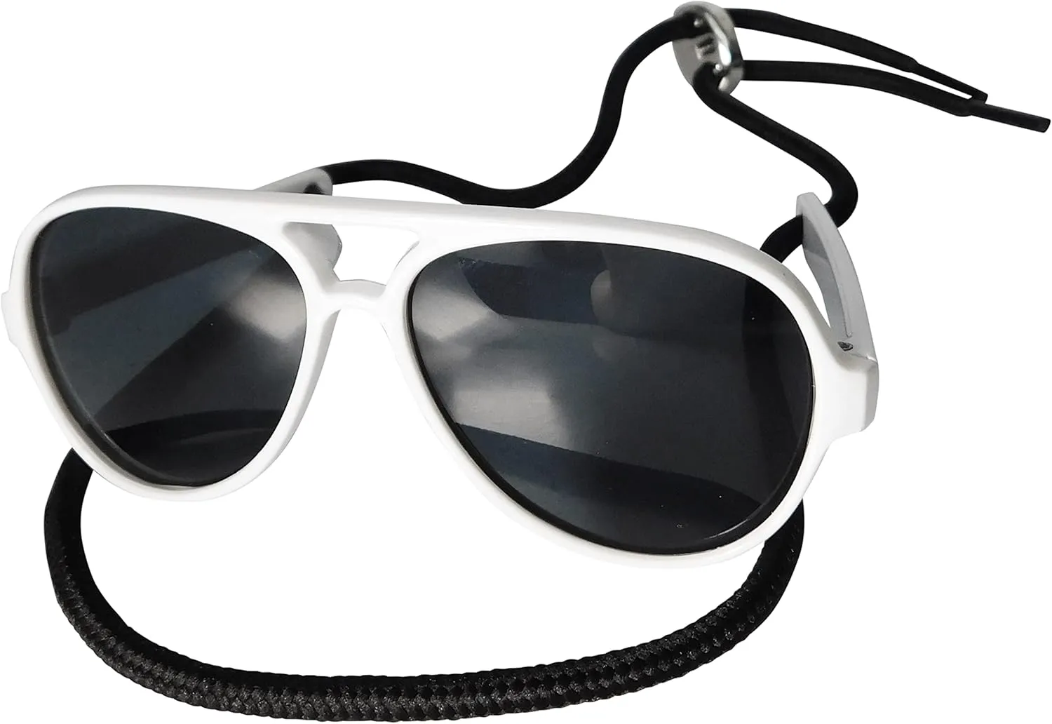 G029 Dog Cat Pet Aviator Pilot Sunglasses Glasses for Small Breeds up to 15lbs (2-Pack Black   White)