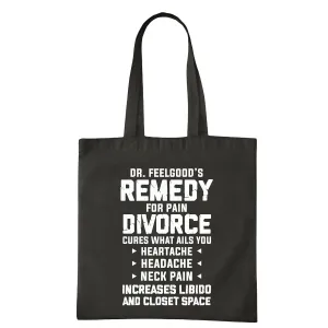 Gift for Divorcee to Increase Closet Space and Cure Break Up Woes Navy Black Multicolor Canvas Tote Bag