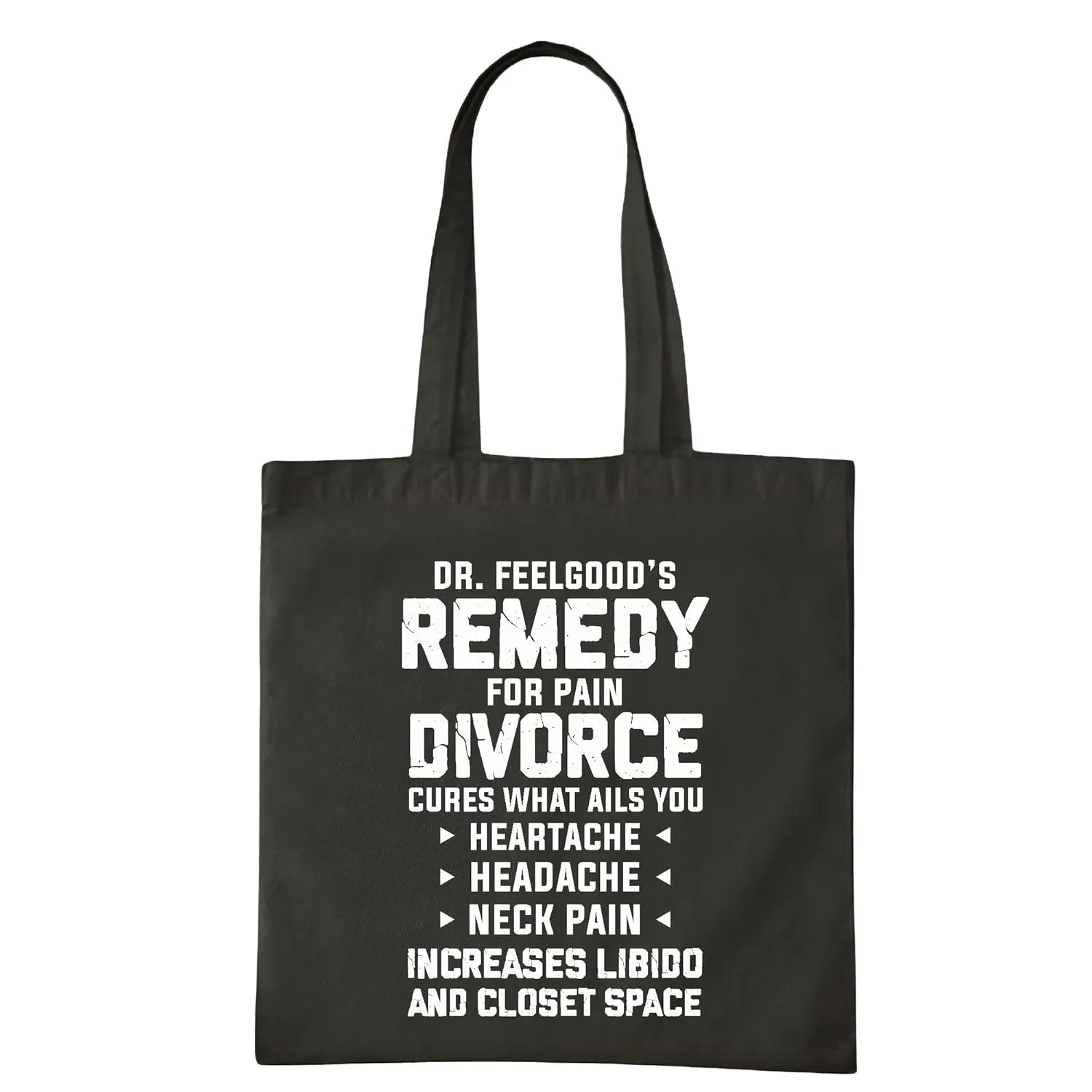 Gift for Divorcee to Increase Closet Space and Cure Break Up Woes Navy Black Multicolor Canvas Tote Bag