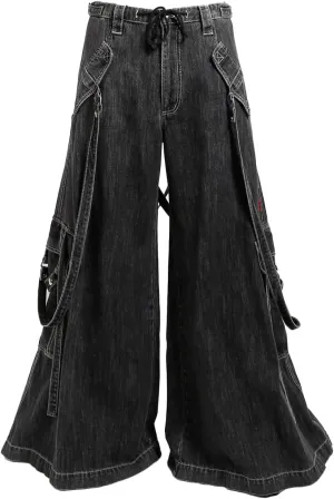 Gothic Raver Pants [Black Denim] XL
