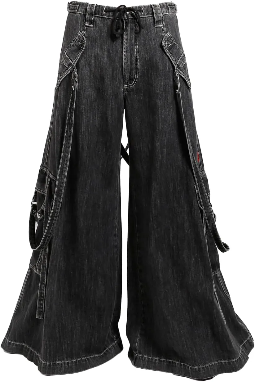 Gothic Raver Pants [Black Denim] XL