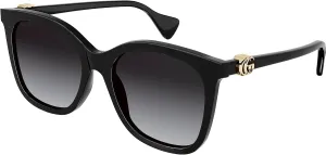 Gucci GG1071S Shiny Black/Grey One Size