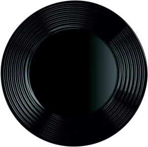 Harena Luminarc Glass, Black, 25聽x 25聽x 2.3聽cm Flat Plate
