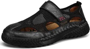 HESBITEUL Mens Sport Sandals Outdoor: Non-Slip MD Slide for Trail Hiking