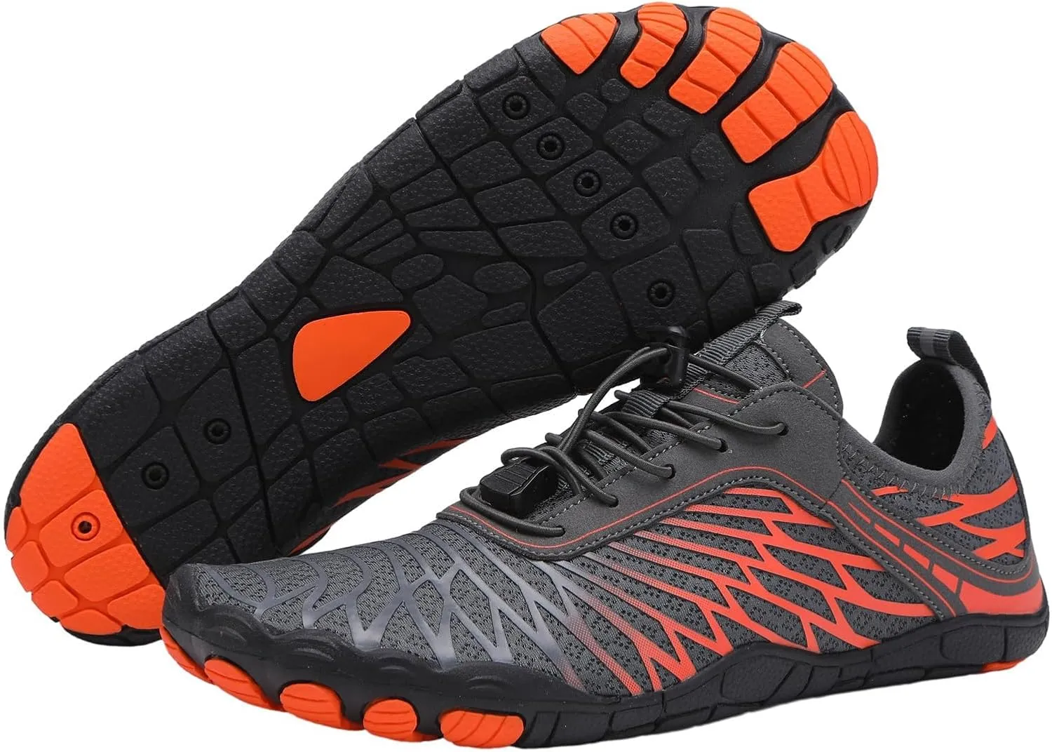 Hike Barefoot Shoes for Women Men, Waterproof Trail Running Footwear, Healthy & Non Slip Barefoot Shoes, Breathable for Beach, Pool, Aqua Swim, Surf