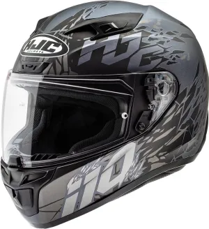 HJC i10 Pitfall Helmet Semi-Flat Black (MC-5SF) Large Gray Semi-Flat Black (MC-5SF)