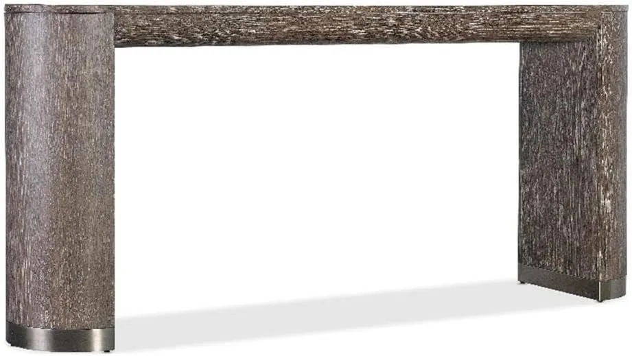 Hooker Furniture Modern Mood Wood Console Table in Brown