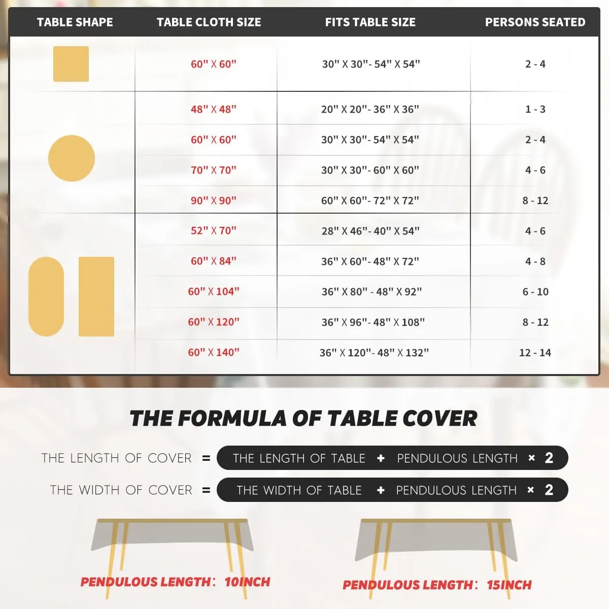 Horaldaily Christmas Tablecloth 70×70 Inch Round, Christmas Trees Buffalo Plaid Black Washable Table Cover for Party Picnic Dinner Decor