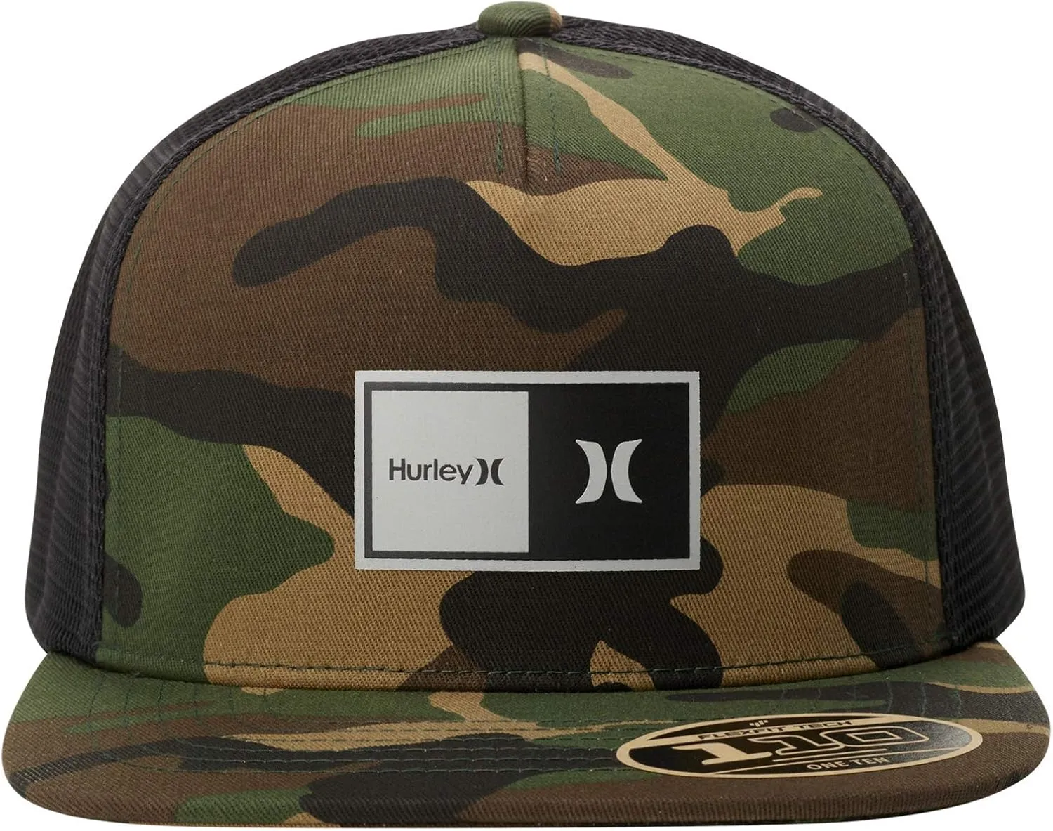 Hurley Mens Caps - Flat Brim Snapback Baseball Cap Standard Trucker Hats for Men